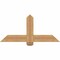 Ekena Millwork Eugene Smooth Timber Gable Bracket, Western Red Cedar, 48"W x 22"H x 3 1/2"D x 5 1/2"F, 11/12 Pitch GBW048X22X0406EUG00SWR - alternate 1